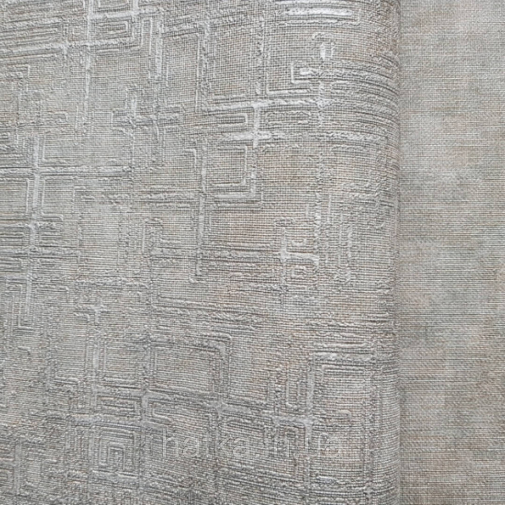 Шпалери вінілові на паперовій основі Zambaiti C88111 ABITAT лофт геометрія золотиста, світло коричневий Київ - фото 3