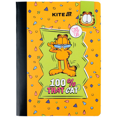 Блокнот Kite с магнитной закладкой Garfield А5, 60 листов, клетка (GF25-192) Винница - изображение 1
