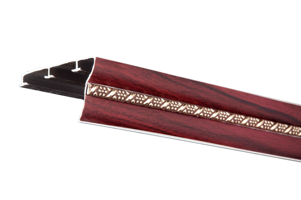 Алюмінієвий карниз потрійний Бр-03 Махонь Бровари - фото 5