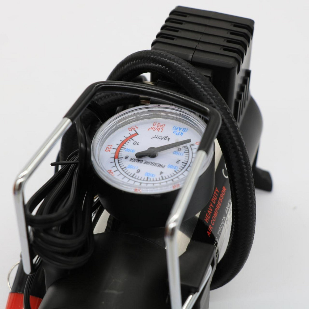Автомобільний компресор від прикурювача 40 л/хв, 965кПа, Air pump HS-208 / Повітряний насос для шин Київ - фото 8