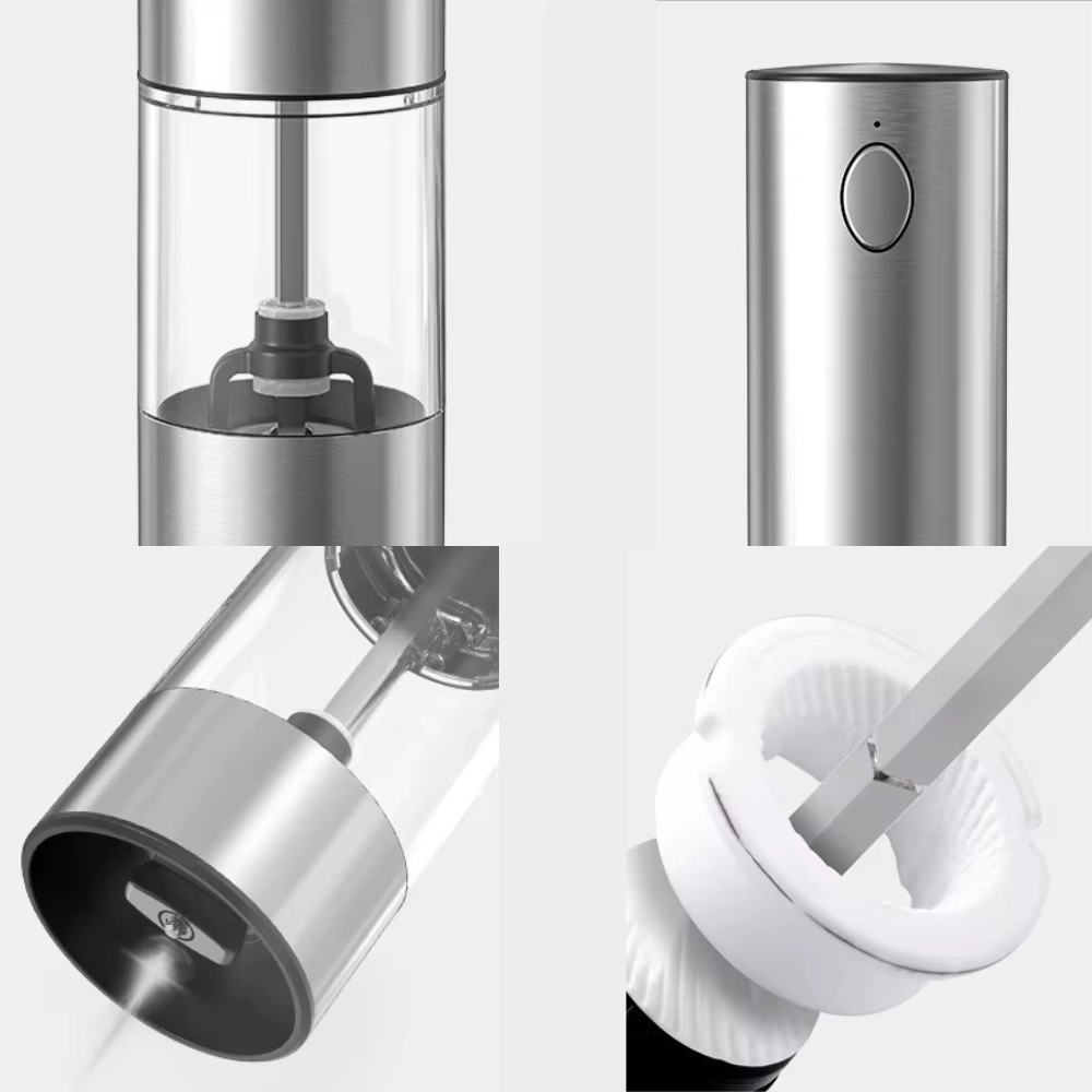 Набір млинів для солі та перцю акумуляторні, електричні, автоматичні, подрібнювачі для спецій 2 в 1 Кам'янець-Подільський - фото 8