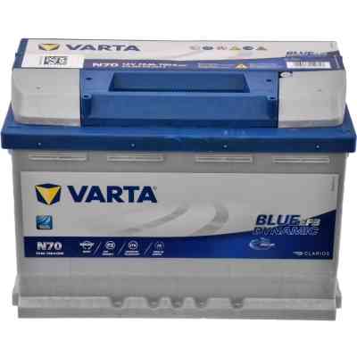 Аккумулятор автомобильный Varta BlueDynamicEFB70AhЕв(-/+)(760EN) N70 (570500076) Винница