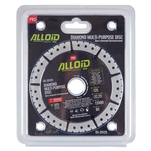 Alloid Pro. Диск алмазний багатоцільовий 125мм Одеса - фото 8