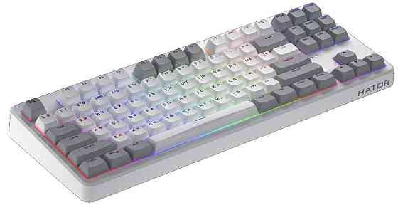 Клавіатура Hator Rockfall 3 Mecha TKL Wireless Orange White (HTK851UA) ( Білий ) Харьков