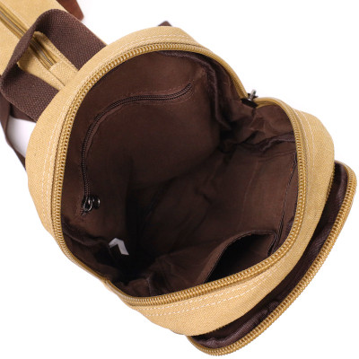 Сумка Vintage З двома відділеннями з текстилю Пісочна (22166) Вінниця - фото 10