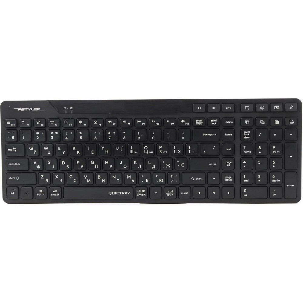 Клавіатура бездротова A4Tech FBK27C AS Black Чорний Харків - фото 1