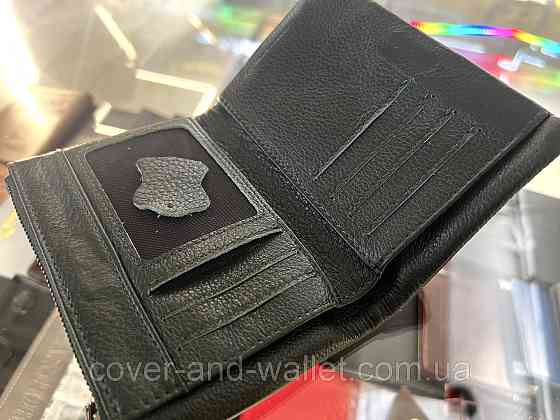 Компактний жіночий шкіряний гаманець зеленого кольору на магнітах Helen Verde 0811 Київ