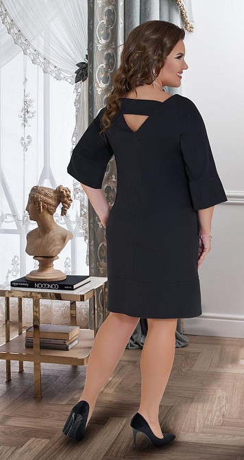 Лаконічне чорне плаття з гарною спинкою (42) Київ - фото 2