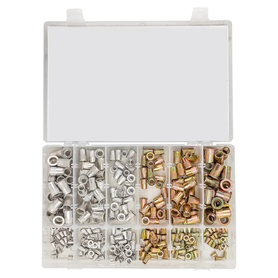 Заклёпки резьбовые алюминиевые и стальные 300шт. FORSAGE F-36480 Одесса - изображение 1