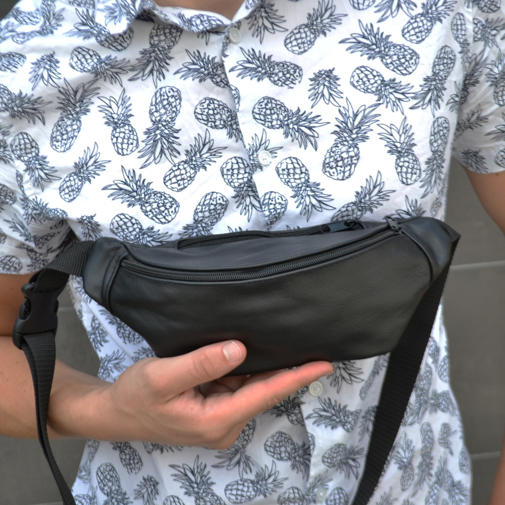 Вулична бананка, Бананка туристична, Сумка-бананка з додатковою кишенею Якісна чоловіча NR-79 Львів - фото 15