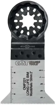 Cmt Orange Tools Полотно для пилки Do Precyzyjnego Cięcia Wgłębnego Bim 50X50Mm Starlock 50Szt. Omf221X50 Киев