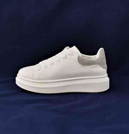 .Жіночі Кросівки Сліпони Білі Мокасини A!exander Mc@ueen (розміри: 37,38) Відео Огляд Дніпро