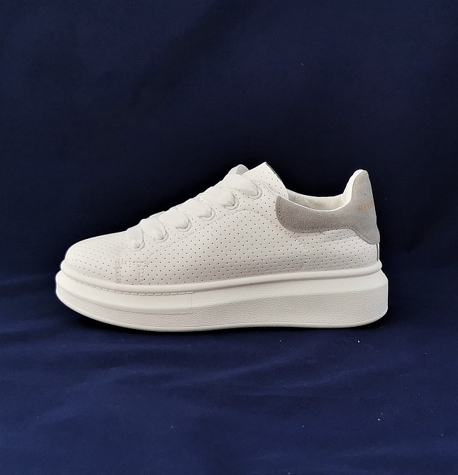 .Женские Кроссовки Слипоны Белые Мокасины A!exander Mc@ueen (размеры: 37,38) Видео Обзор Днепр - изображение 6