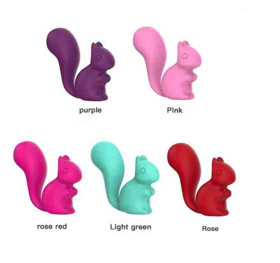 Мини-вибратор клиторальный Every Night Toys Debbie в форме белочки розовый, 10 режимов вибрации Sex Aura Киев