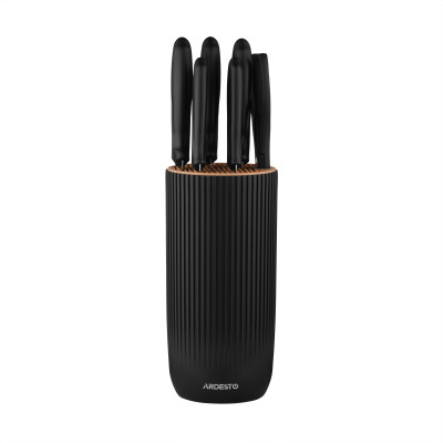 Набор ножей Ardesto Gemini 7 предметів, чорний (AR2107BL) Винница - изображение 5
