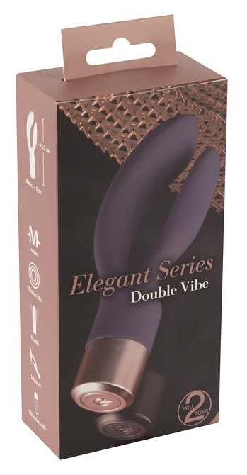 Hi-tech вибратор - Elegant Series Double Vibe Sex Aura Киев - изображение 1