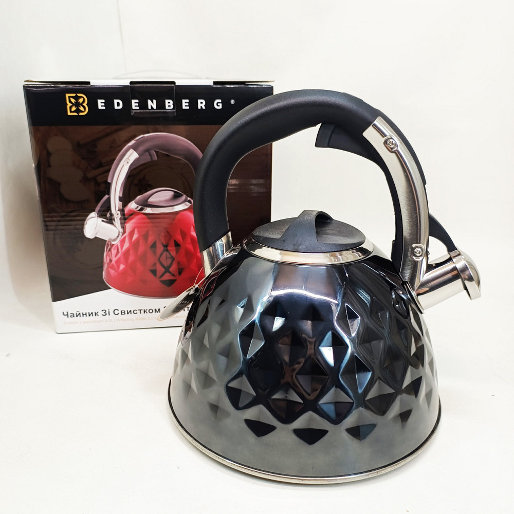 Чайник зі свистком нержавіюча сталь, Міцний чайник зі свистком для кухні для дому VC-63 Івано-Франківськ - фото 5