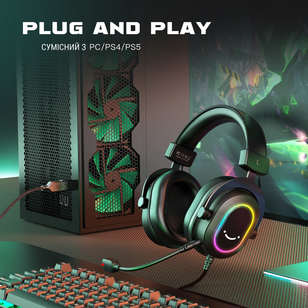 Гарнітура Fifine RGB H6 Black ( 12599 ) Харьков - изображение 17