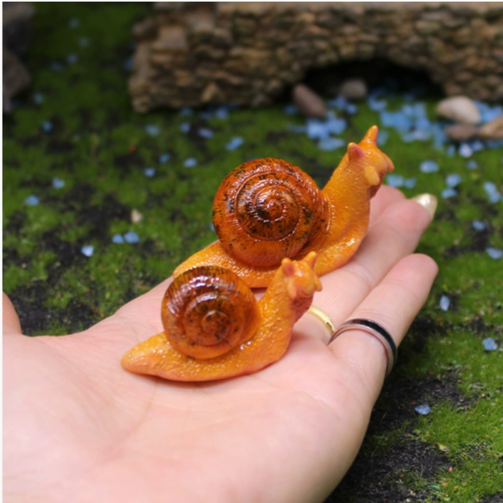 Фигурка Улитка из полистоуна 3.3 х 6.1 см Для мини-сада и микроландшафта 47 Одесса - изображение 1