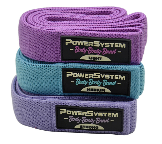 Набір тканевих гумок Power System PS-4129 Booty Band Set Long 3шт. Кам'янське - фото 2