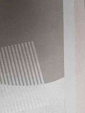 Шпалери вінілові на флізелін AS creation Geo Effect 0.53х10 дитячі геометрія 3д бежеві рожеві сірі 38595-2 Київ