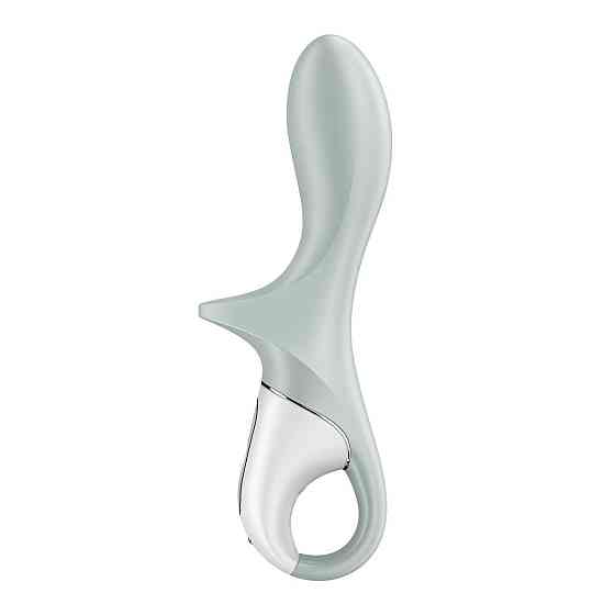 Анальний надувний вібратор Satisfyer Air Pump Booty 3, гнучкий стовбур Sex Aura Київ