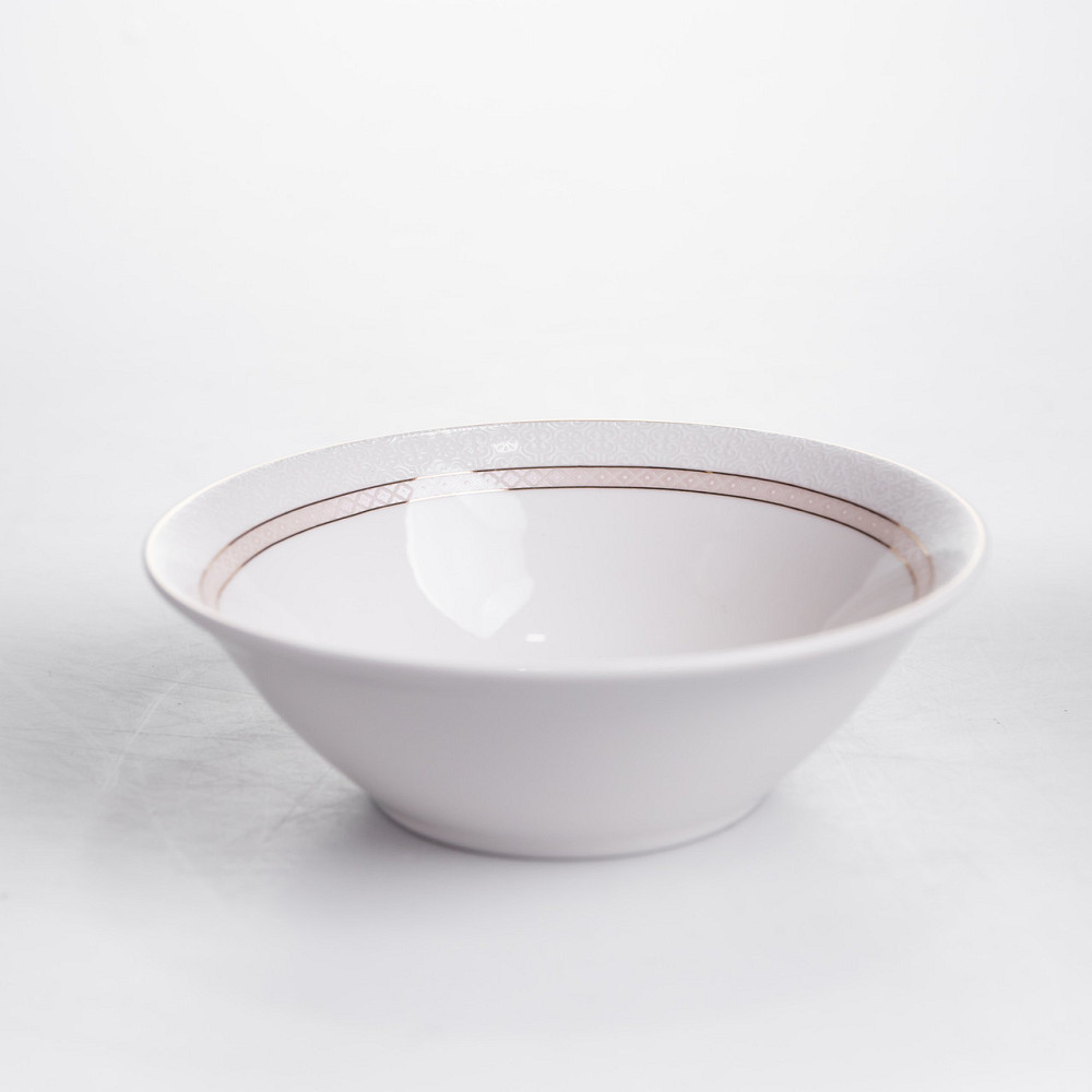 Столовий сервіз на 6 персон 24 предмети порцеляновий HP-HK-A12 Бежевий Коломия - фото 2