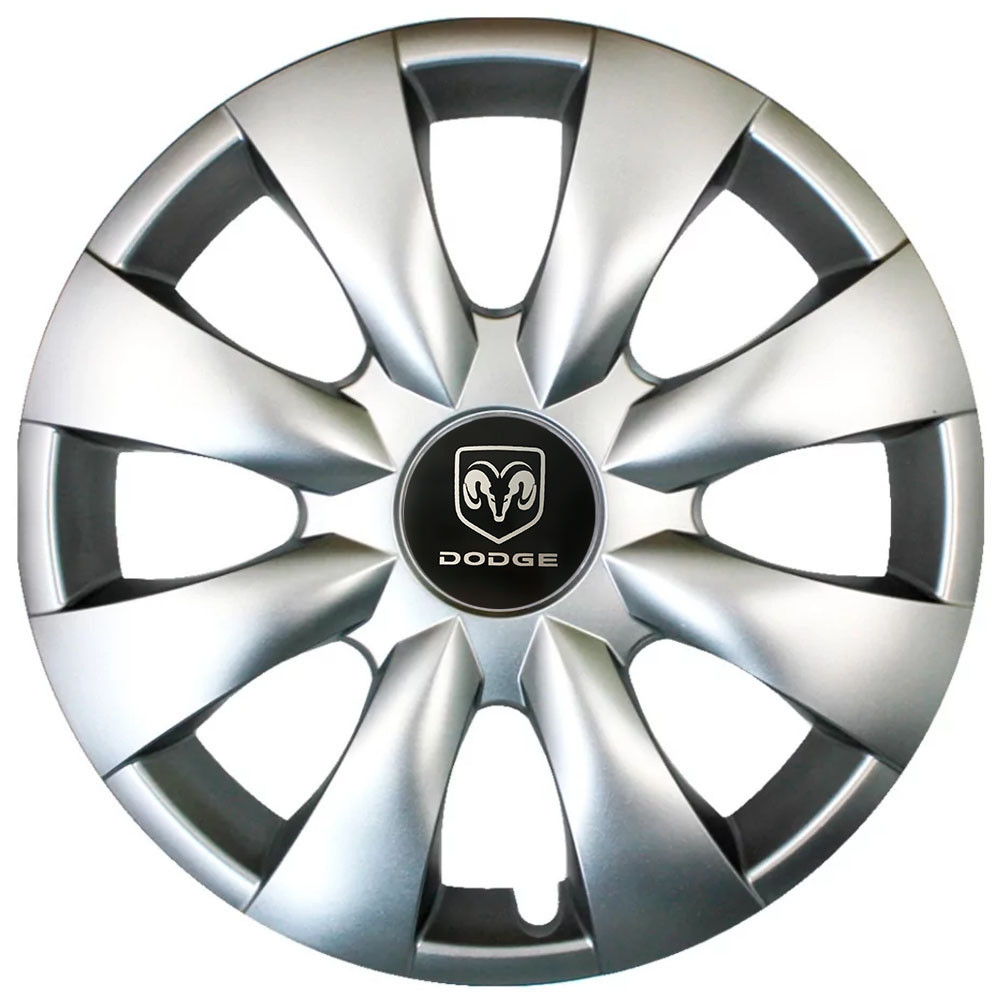 Автомобільні модельні ковпаки R15 Dodge 316 4шт, SJS, сріблясті Київ - фото 1