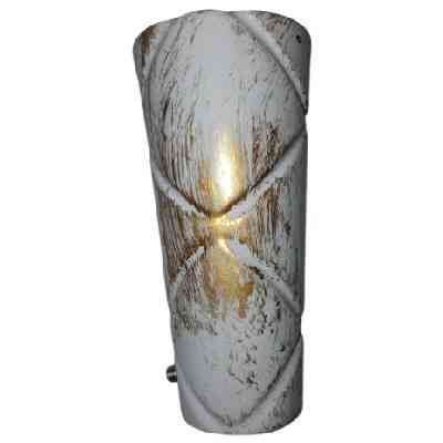 Наконечник для металевого карниза "Трапеція" (колір біле-золото, діаметр 19 мм) Бровари