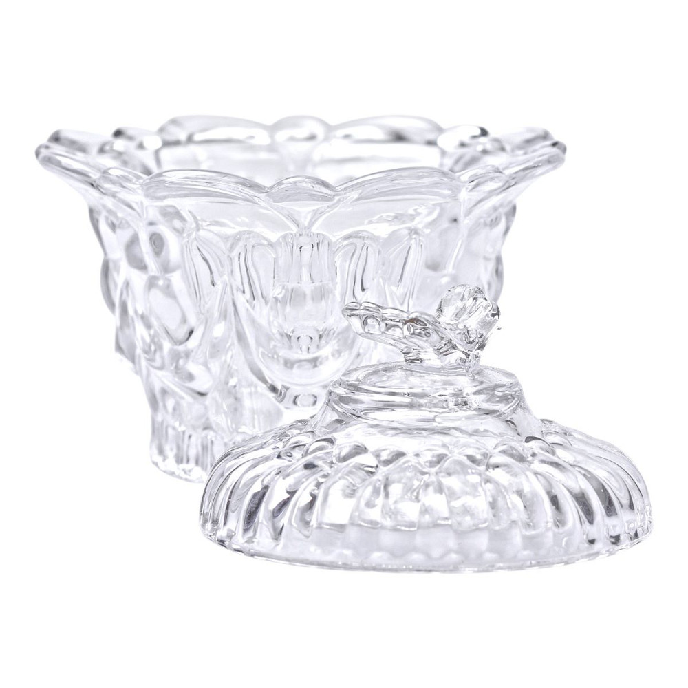 Цукерниця скляна Ø9 см цукерниця з кришкою прозора HP-4-113 Коломыя - изображение 2