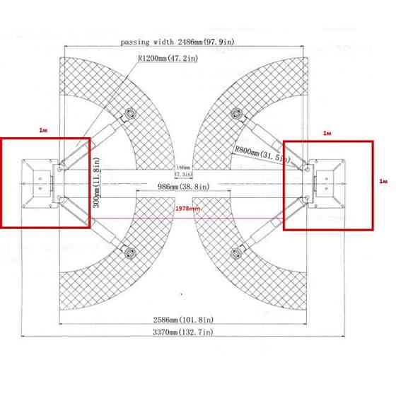 Електрогідравлічний автопідіймач 2-стійковий 4 т 380 В LAUNCH TLT-240SCA Одеса