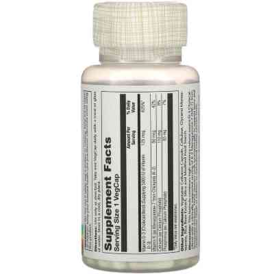 Вітамін Solaray Вітамін D3 + K2, Soy-Free, 60 вегетаріанських капсул (SOR-38584) Вінниця