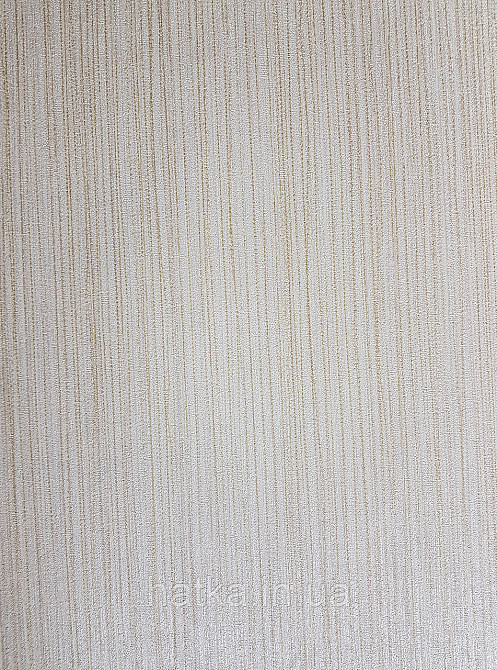 Обои виниловые на флизелине AS creation TheBos 0.53х10 однотонные структурные бежевые тонкие полоски с глянцем Киев - изображение 2