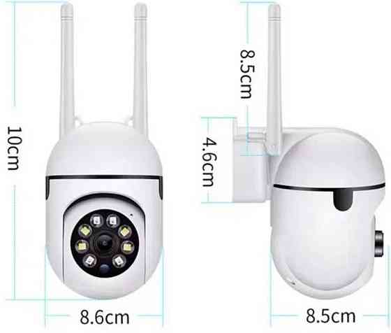 Розумна 8MP WiFi камера спостереження PTZ 4X Zoom. Харьков