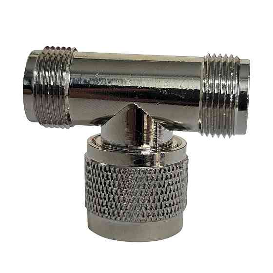 Разветвитель сигнала на две антенны N type (male) на 2 N type (female) / Сплиттер тройник для антенны Киев