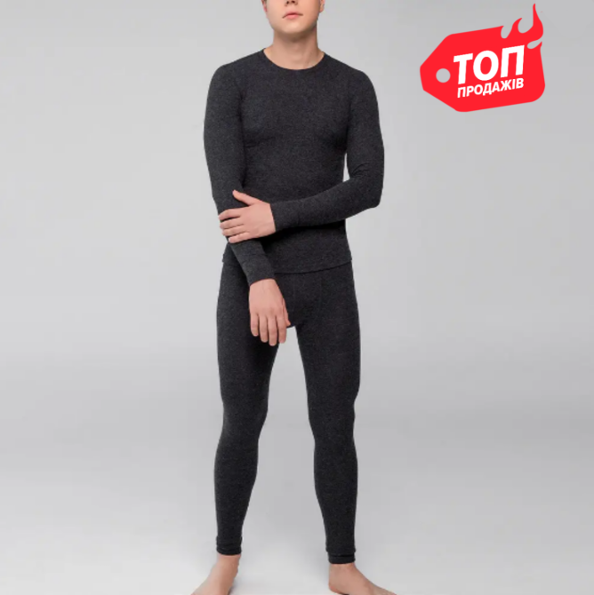 Комплект термобілизна чоловіча Hetta MB12 (розмір S, та інші). Чоловіча термобілизна термо кальсони та термокофта XL Київ - фото 1