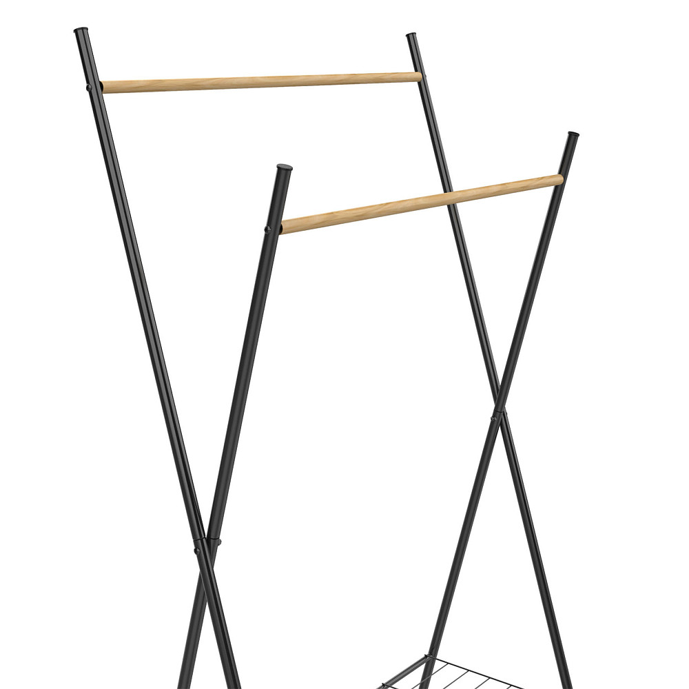 Стойка для одежды Casa Si Garment Rack Bamboo Black (CS92309W04) Киев - изображение 4