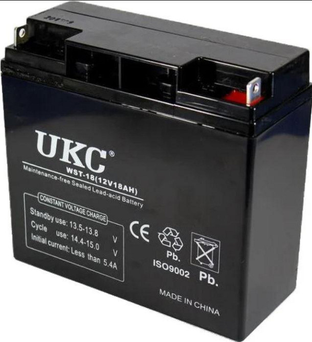 Акумулятор UKC Battery WST-18 12V 18A Вінниця - фото 1