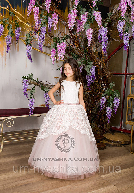 Длинное нарядное детское платье Анита  на 4-5, 6-7 лет Кривой Рог - изображение 3