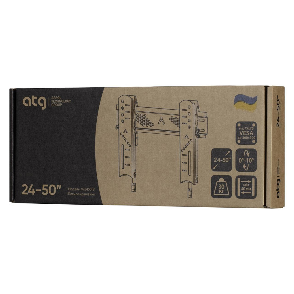 Кронштейн ATG W2450IB (4820276050167) (VESA300х200) ( Чорний ) Харьков - изображение 8
