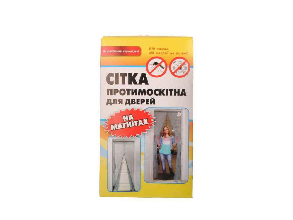 Сетка дверная на магнитах крепления 90х210мм ТМ COMFORTFIX Solmir Киев - изображение 1