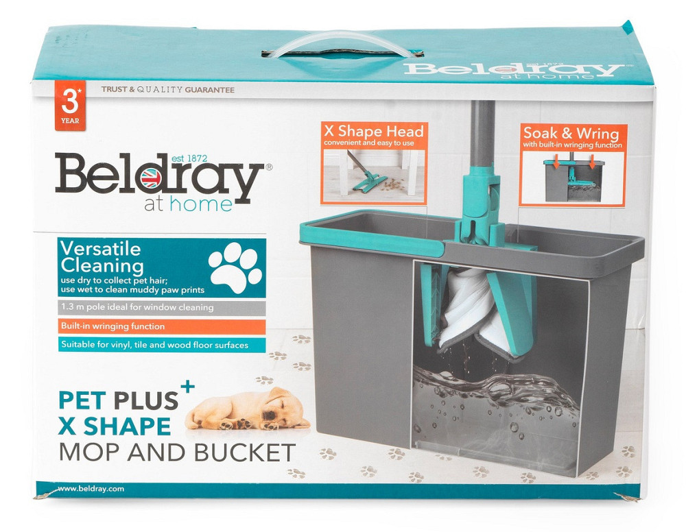 Набір для прибирання Швабра з відром Beldray "Plus+ X-shape" (LA071477) Нововолинськ - фото 10