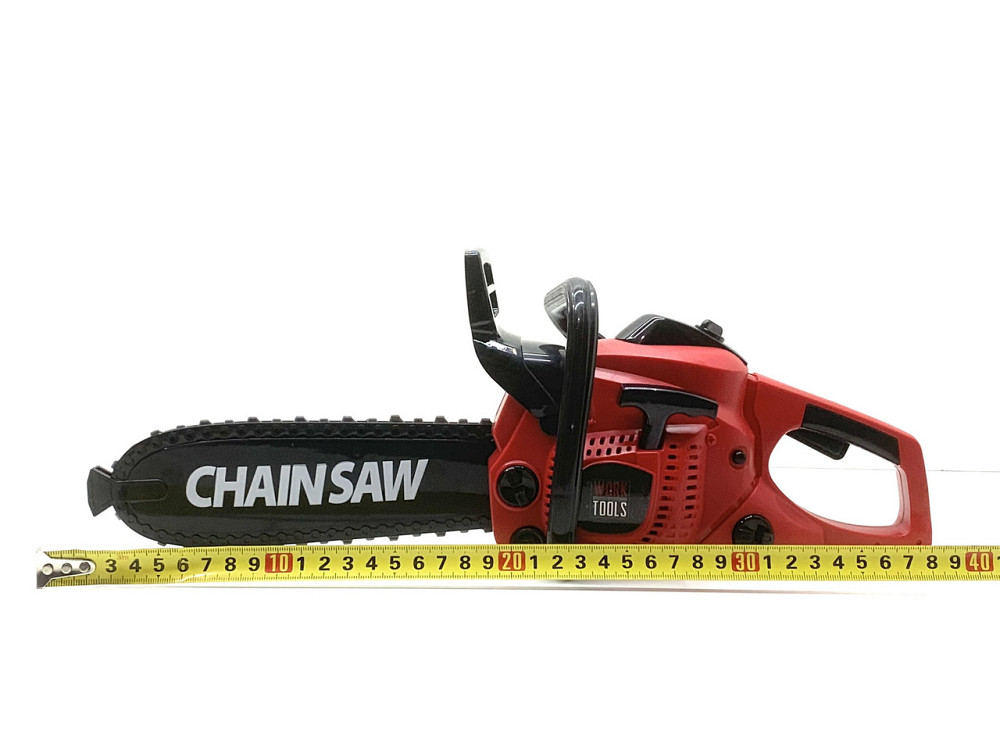 Бензопила іграшкова рухлива стрічка звук Червона (OYG603) Чернігів - фото 6