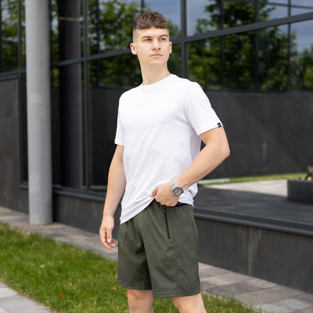 Чоловічі шорти прямого крою хакі Pobedov Vil'nyy Київ - фото 8