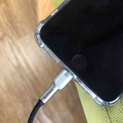 Дата кабель USB 2.0 AM to Lightning 1.0m Cafule Metal 2.4A black Baseus (CALJK-A01) Винница