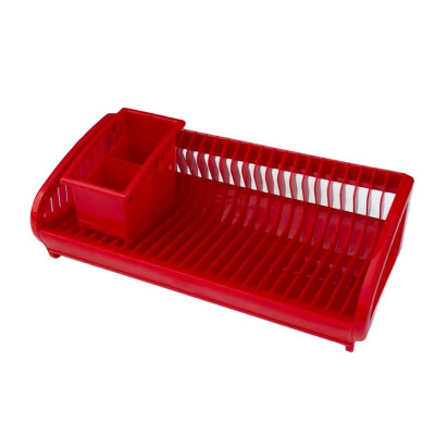 Сушилка для посуды Ламела 47,5 х 22 х 20 см червона (лмл 191/червоний) Винница - изображение 1