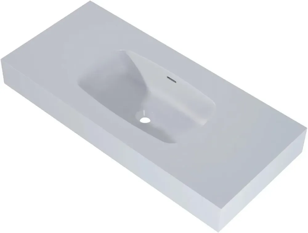 Раковина  Elita Dimple 100Cm Stone Matt 168861 Киев - изображение 1