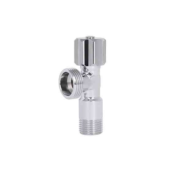 Кран кутовий Thermo Alliance Standart (ручка шестигранник) з вент.буксою 1/2"Н х 3/4"Н SF3441520 Київ