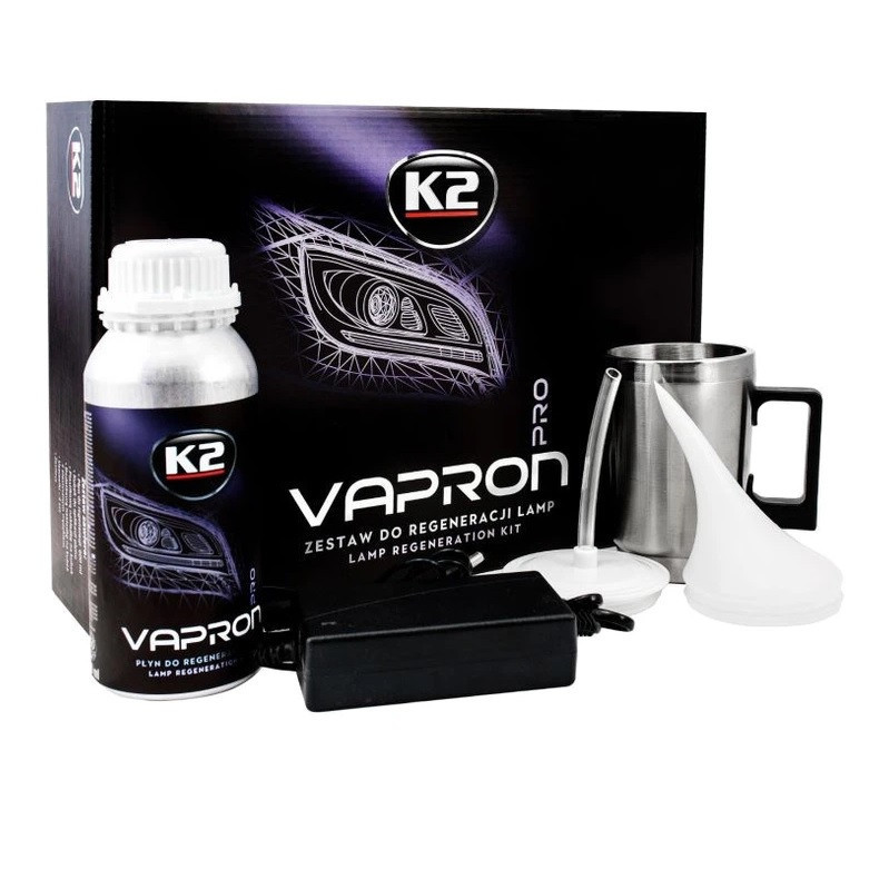 Набір для безконтактного полірування фар K2 Vapron (чайник, рідина, маска) Харків - фото 1
