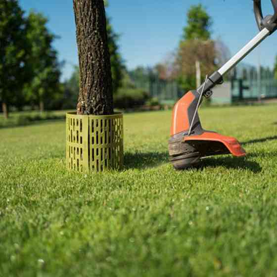 Бордюр TreeSave для захисту стволів дерев, висота 20см, ширина 33см, зелений, OBO12033GR Київ